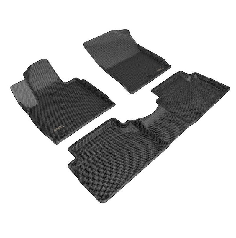 3D Mats L1HY13801509 Floor Liners Black MAXpider For 2021-2023 Hyundai Santa Fe