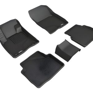 3D Mats L1FR12301509 MAXpider Black Floor Liners For 2020-2025 Ford Escape