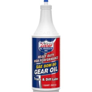 Lucas Oil 10043 Gear Oil; Single; 1 Quart Bottle; GL-5; 80W-90