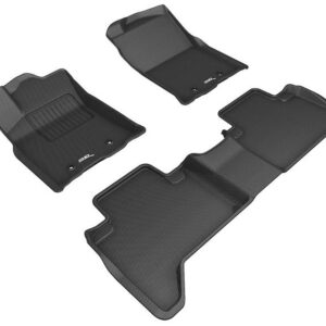 3D Mats L1TY25101509 MAXpider Black For 2018-2023 Toyota Tacoma Extended Cab