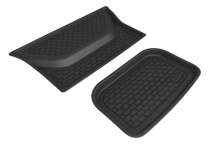 3D Mats M1TL0181309 Cargo Area Liner KAGU Black Direct Fit For 2020-2024 Tesla Y