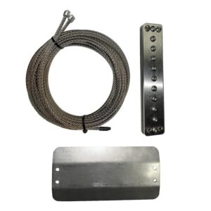 Pop & Lock PL9800 Catalytic Converter Anti Theft Device Cable Shim and Plate