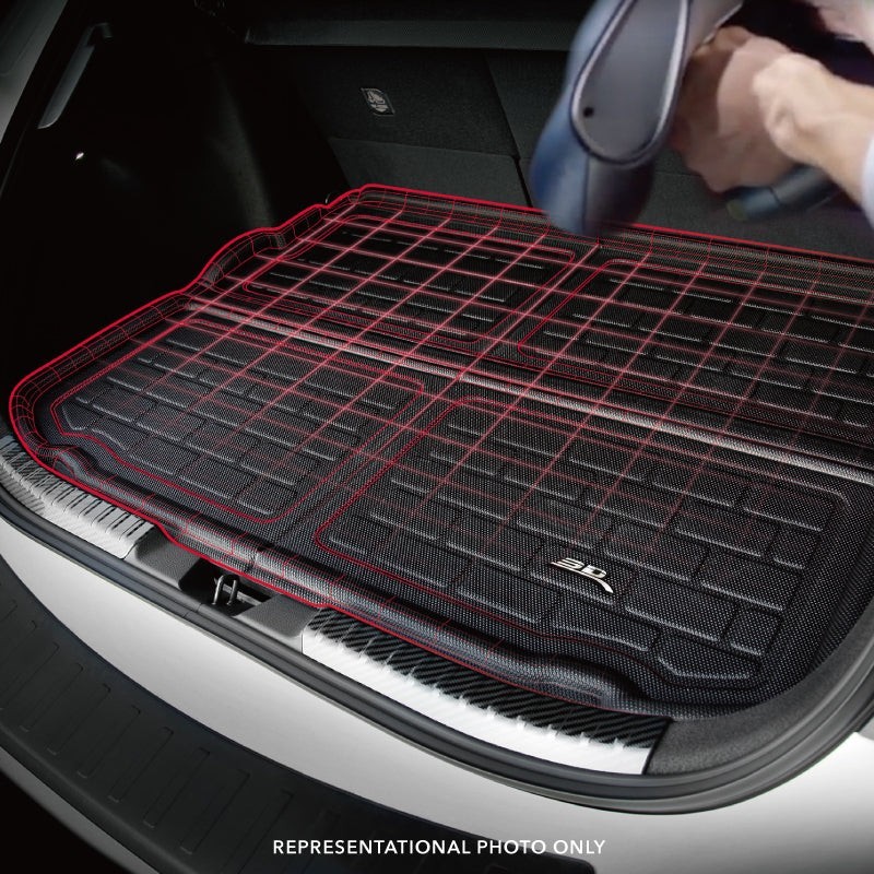 3D Mats M1TL0701309 Cargo Area Liner Custom Fit Mat KAGU For 2024-2025 Tesla 3 - Image 2
