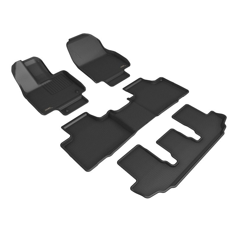 3D Mats L1TY27801509 Floor Liners Custom Fit For 2020-2023 Toyota Highlander