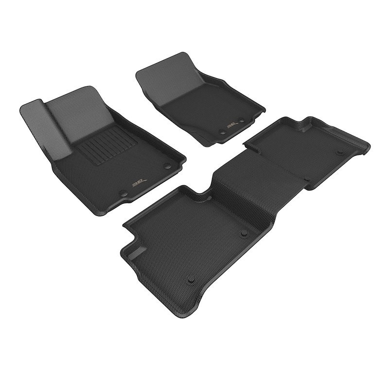 3D Mats L1JP03201509 Floor Linesr; Black For 2023-2025 Jeep Grand Cherokee 4xe
