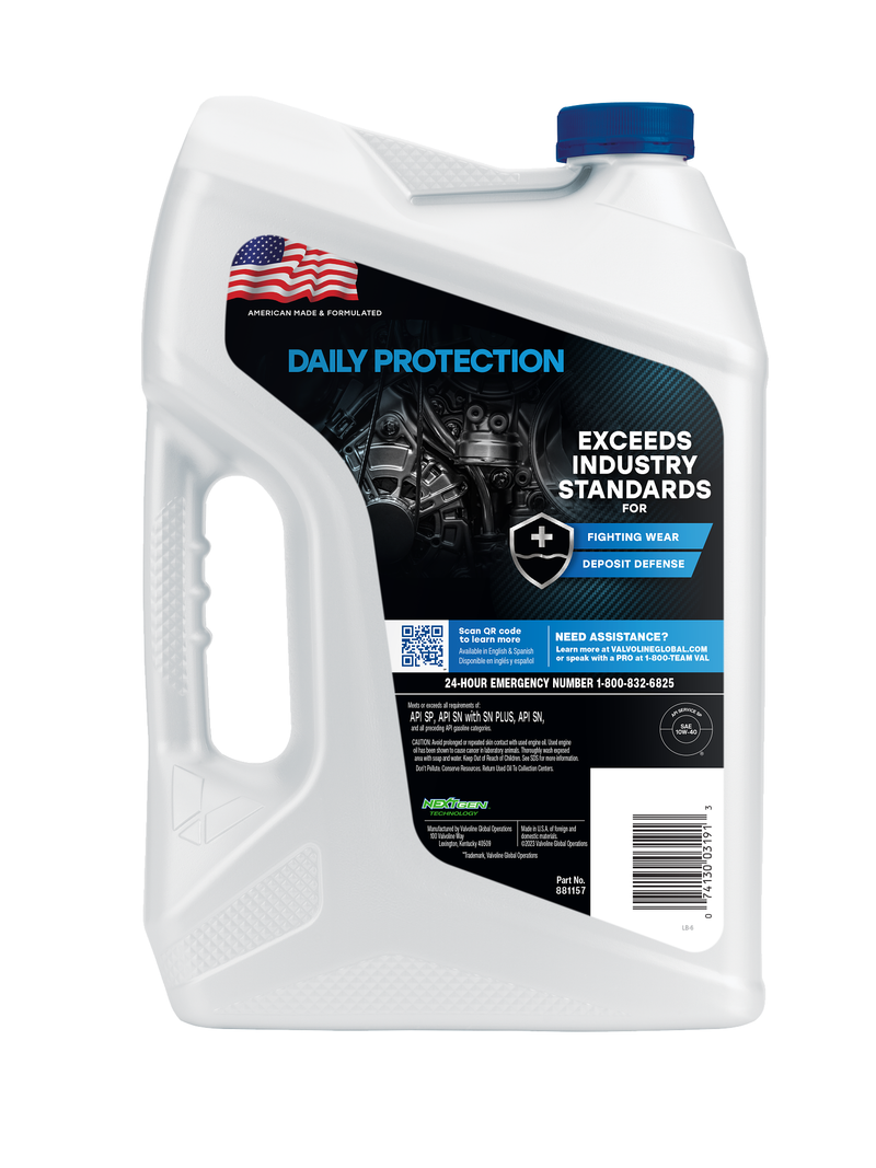 Valvoline 881157 Oil; SAE 10W-40; 5 Quart Jug; Single - Image 2
