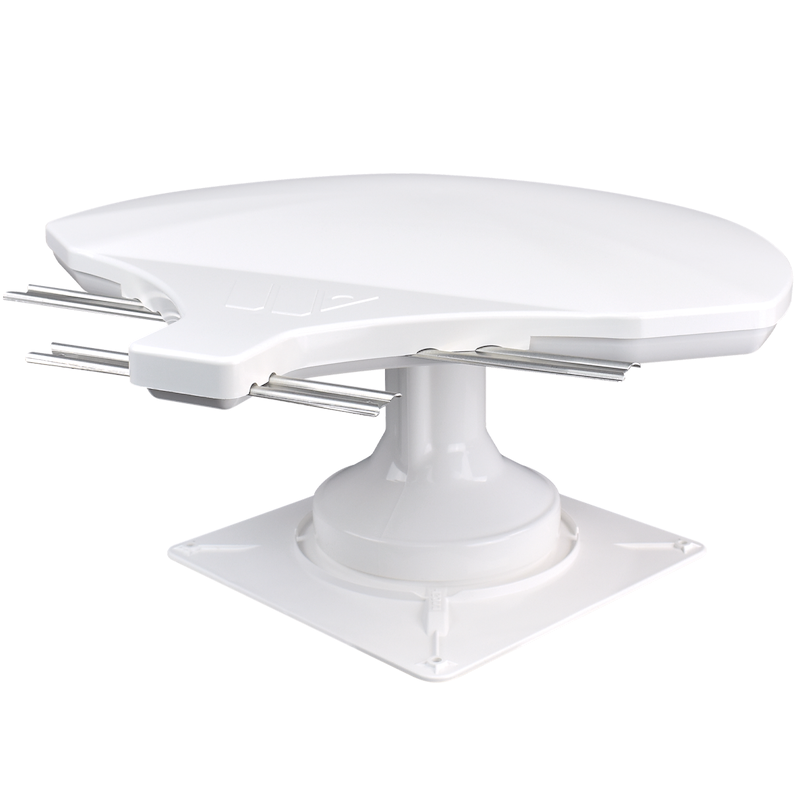 Winegard RZ-6000 RV Broadcast TV Antenna Rayzar Z1 White Receives VHF/ UHF HD