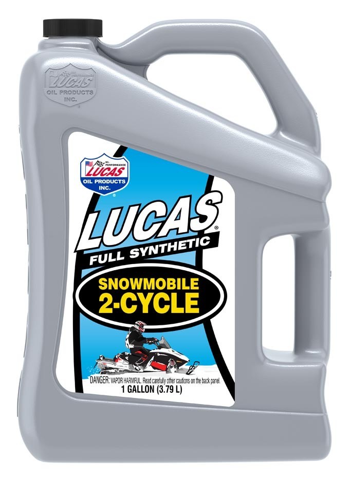 Lucas Oil 10847 Oil; Used For 2-Stroke Engines; Snowmobile Oil; Synthetic; 1 Gal