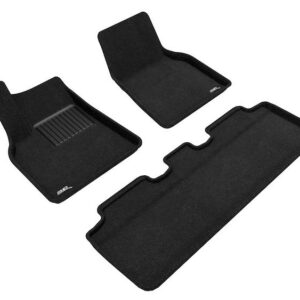 3D Mats L1TL02704709 Floor Liners MAXpider Elegant Black For 2021-2024 Tesla Y