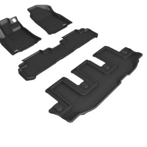 3D Mats L1SB03901509 Floor Liners MAXpider Black For 2019-2025 Subaru Ascent