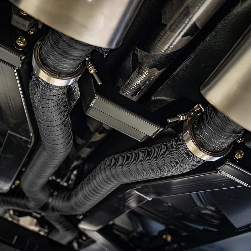 Design Engineering (DEI) 10004 Exhaust System Wrap TITANIUM 25' Roll 2" Width - Image 5