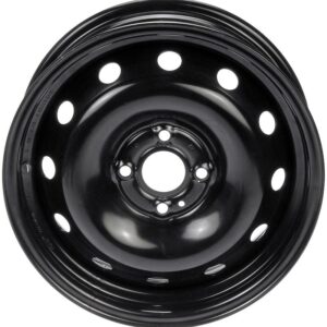 DORMAN 939-100 Steel Wheel 15x6 Black 4 x 3.94" Lug Pattern TPMS Compatible
