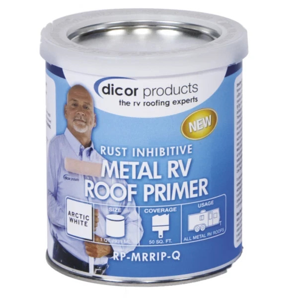 Dicor Corp. RP-MRRIP-Q Roof Sealant Primer Prevent Rust Corrosion On RV Roofs