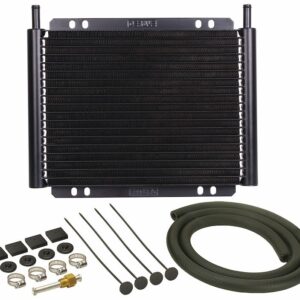 Derale 13503 Transmission Fluid Cooler Series 8000 11"W x 9-1/4" H x 7/8" D