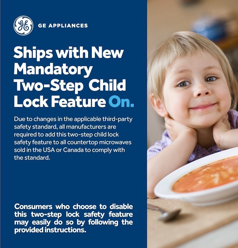 GE Appliances GCBK09N1WBB RV Microwave Oven 0.9 Cubic Foot 900 Watts Black - Image 3