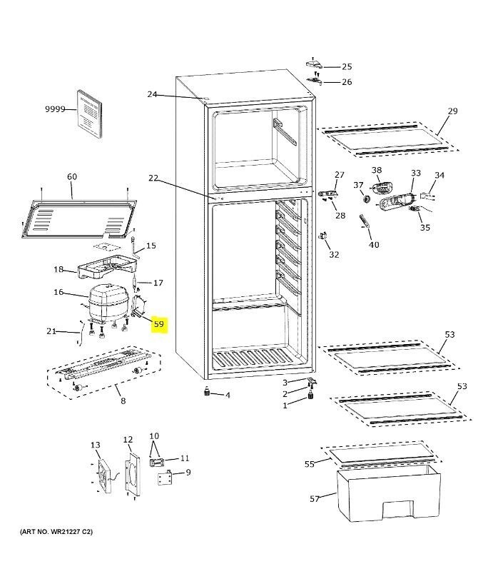 GE Appliances WR87X32735 Refrigerator Control Board Kit GPV10FGNBB GPV10FSNSB - Image 4