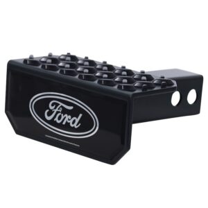 Plasticolor 002314R01 Trailer Hitch Cover Fits 1-1/4 And 2" Receivers Ford Logo