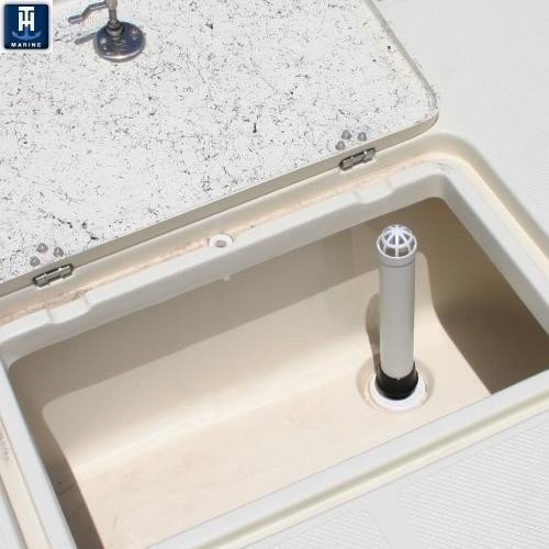 T-H Marine ODT-190-DP Livewell Overflow Tube Fits 1-1/8" Thru Hulls 90 Degree - Image 2