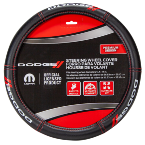 Plasticolor 006694R01 Steering Wheel Cover For 14.5 To 15.5I" Wheels Dodge Logo