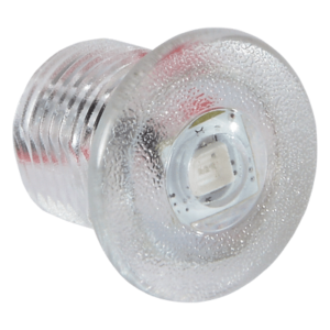 Lumitec 101084 Courtesy Light Newt White LED Clear Lens 10 To 16 Volt DC Volts