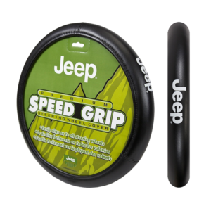 Plasticolor 006478R01 Steering Wheel Cover Speed Grip Universal Jeep; Black