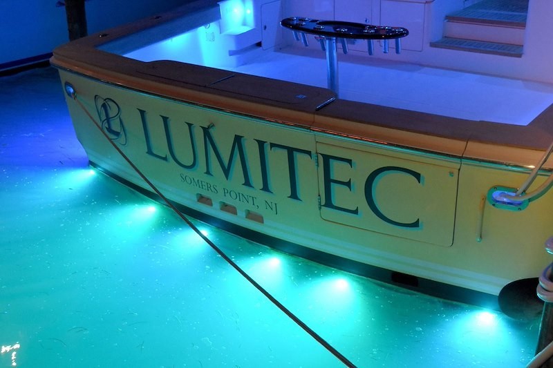 Lumitec 101516 Boat Underwater Light SeaBlaze X2 White/ Blue Dual LED 3.94" D - Image 4