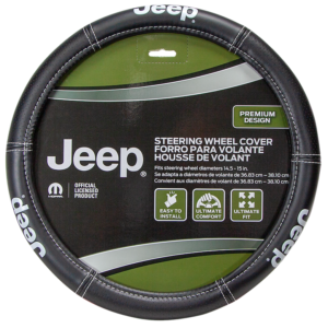 Plasticolor 006695R01 Steering Wheel Cover For 14.5 To 15.5" Wheels Jeep Logo