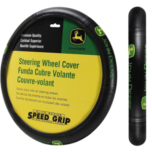 Plasticolor 006624R01 John Deere Logo Steering Wheel Cover Fits 14.5" To 15.5"