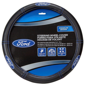 Plasticolor 006692R01 Steering Wheel Cover For 14.5 To 15" Wheels Ford Logo