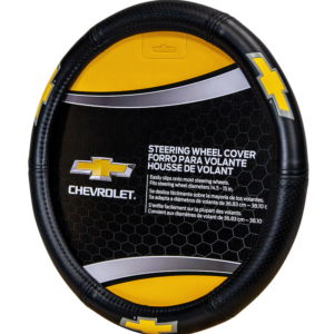 Plasticolor 006727R03 Steering Wheel Cover for 14.5 To 15.5" Wheel Chevy Bow Tie