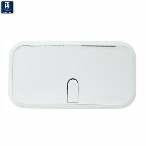 T-H Marine HDS-0714-2-DP Boat Hatch Designer Series 14"L x 7"W Polar White - Image 3