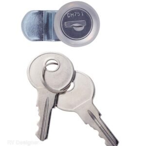 RV Designer B192 Access Door Latch Use With Electrical Hatches Lock Cylinder Key