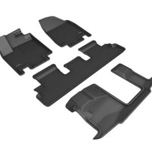 3D Mats L1NS14801509 Floor Liner Custom Fit Mats For 2022-2025 Nissan Pathfinder