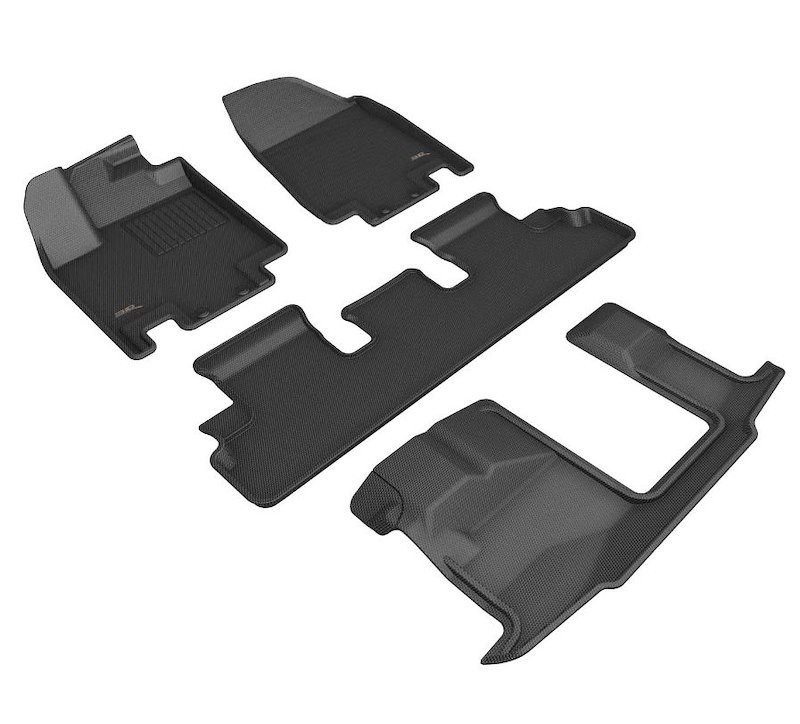 3D Mats L1NS14801509 Floor Liner Custom Fit Mats For 2022-2025 Nissan Pathfinder