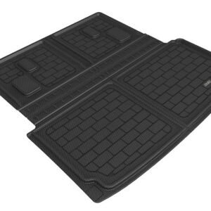3D Mats M1AC0161309 Rear Cargo Area Liner; KAGU; Black; For 2022-2024 Acura MDX