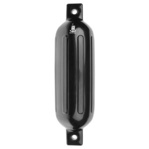T-H Marine BE-GE-BE-GE-5217 Boat Fender Black Inflatable Cylinder Shape 5-1/2" D