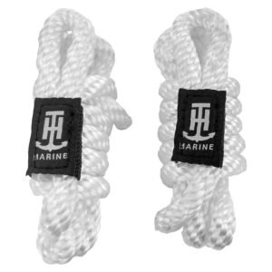 T-H Marine BE-CO-52481-DP Boat Fender Line Solid Braided White 3/8" D 5' L Set