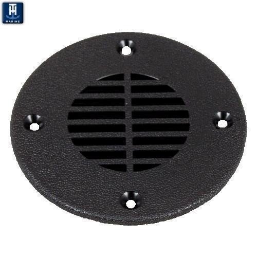T-H Marine FD-4-DP Boat Deck Drain Cover Fits 4 Inch Drain Hole Round 5-5/8" D