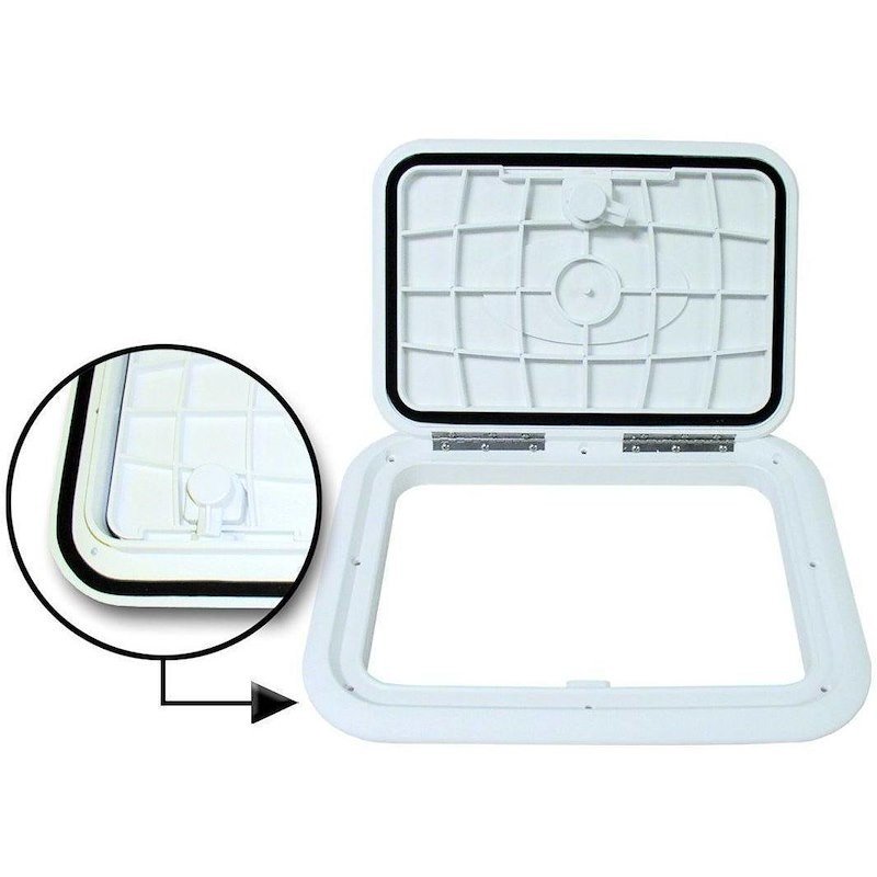 T-H Marine HDS-1317-2-DP Boat Hatch Horizontal or Vertical Access 17" L x 13" W - Image 3