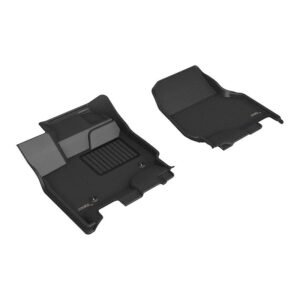 3D Mats L1FR16311509 Floor Liner KAGU Custom Mats For 2015-2026 Ford F-150