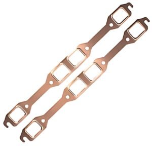 SCE GASKETS 4164 1.650 X 1.200 BB MOPAR COPPER HEADER MANIFOLD EXHAUST GASKET