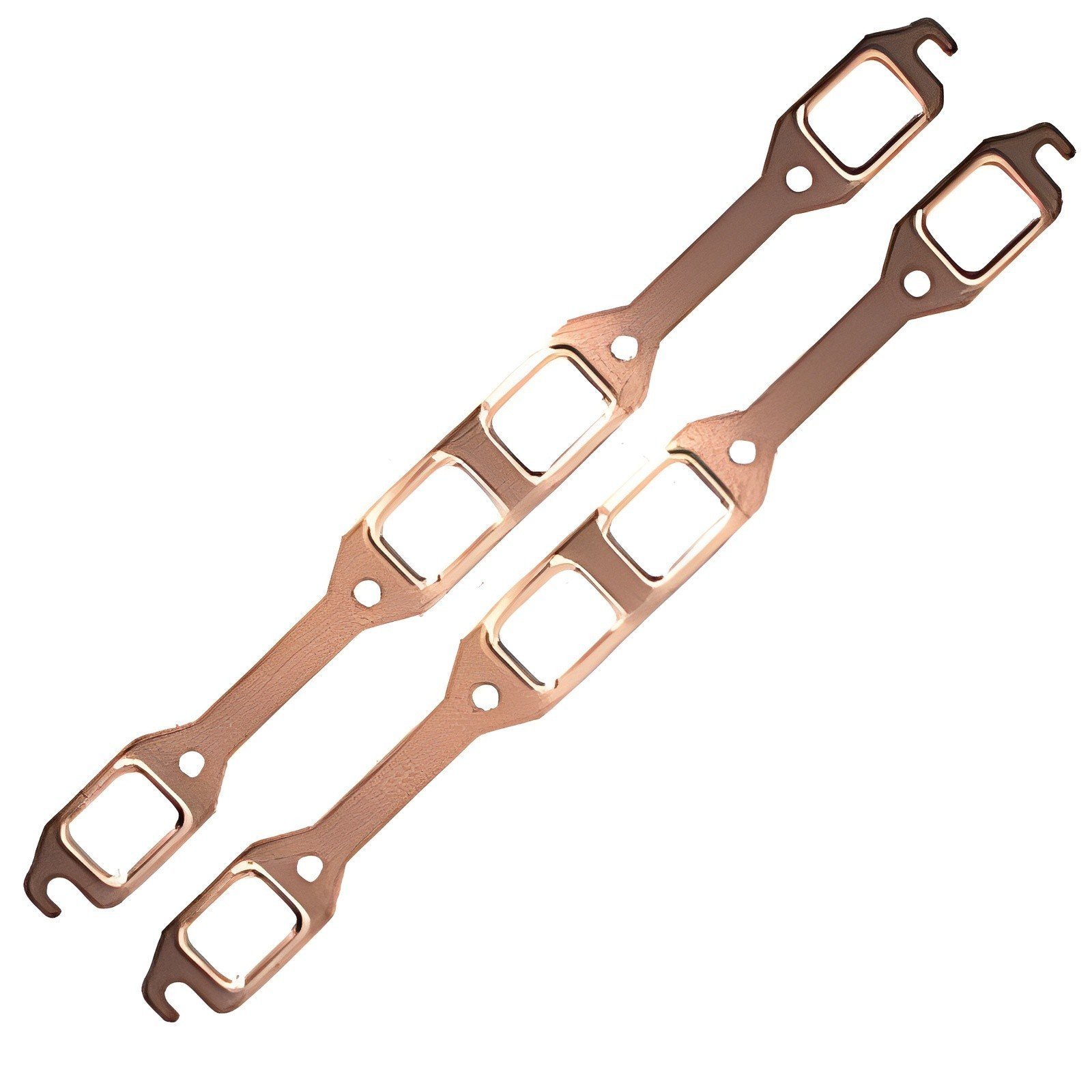 SCE GASKETS 4164 1.650 X 1.200 BB MOPAR COPPER HEADER MANIFOLD EXHAUST GASKET