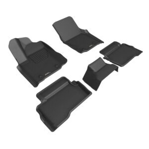3D Mats L1TY31501509 Floor Liner KAGU Black For 2024-2026 Toyota Tacoma Hybrid