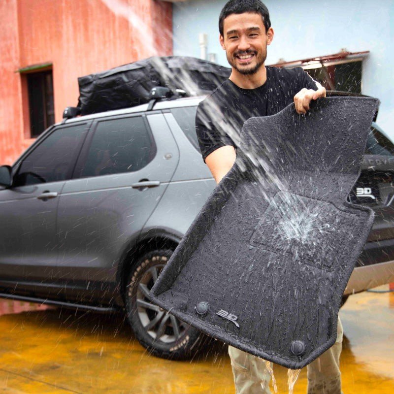 3D Mats L1TY31501509 Floor Liner KAGU Black For 2024-2026 Toyota Tacoma Hybrid - Image 2
