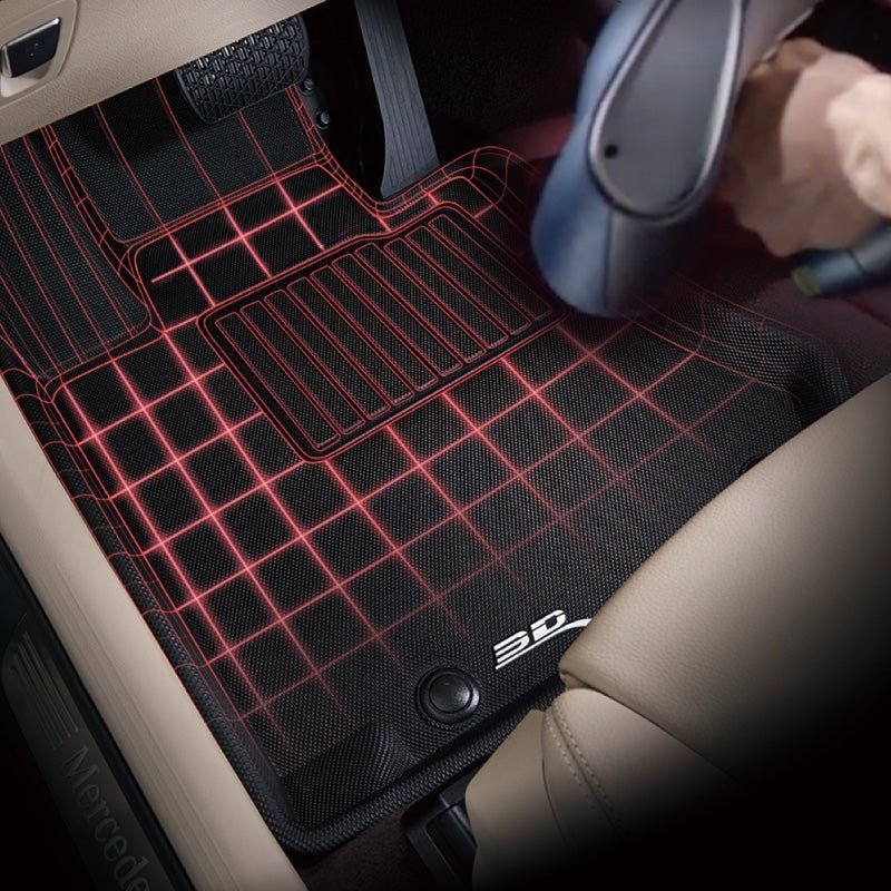 3D Mats L1TY31501509 Floor Liner KAGU Black For 2024-2026 Toyota Tacoma Hybrid - Image 3