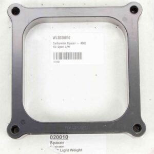 Wilson Manifolds 020010 Carburetor Spacer 1 in Thick Open Dominator Flange