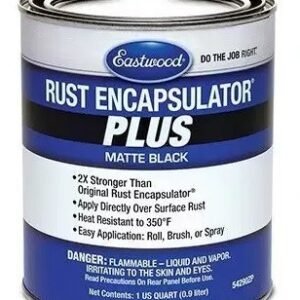 EASTWOOD 54290ZP Paint Rust Encapsulator Plus Matte Black 1 qt Can