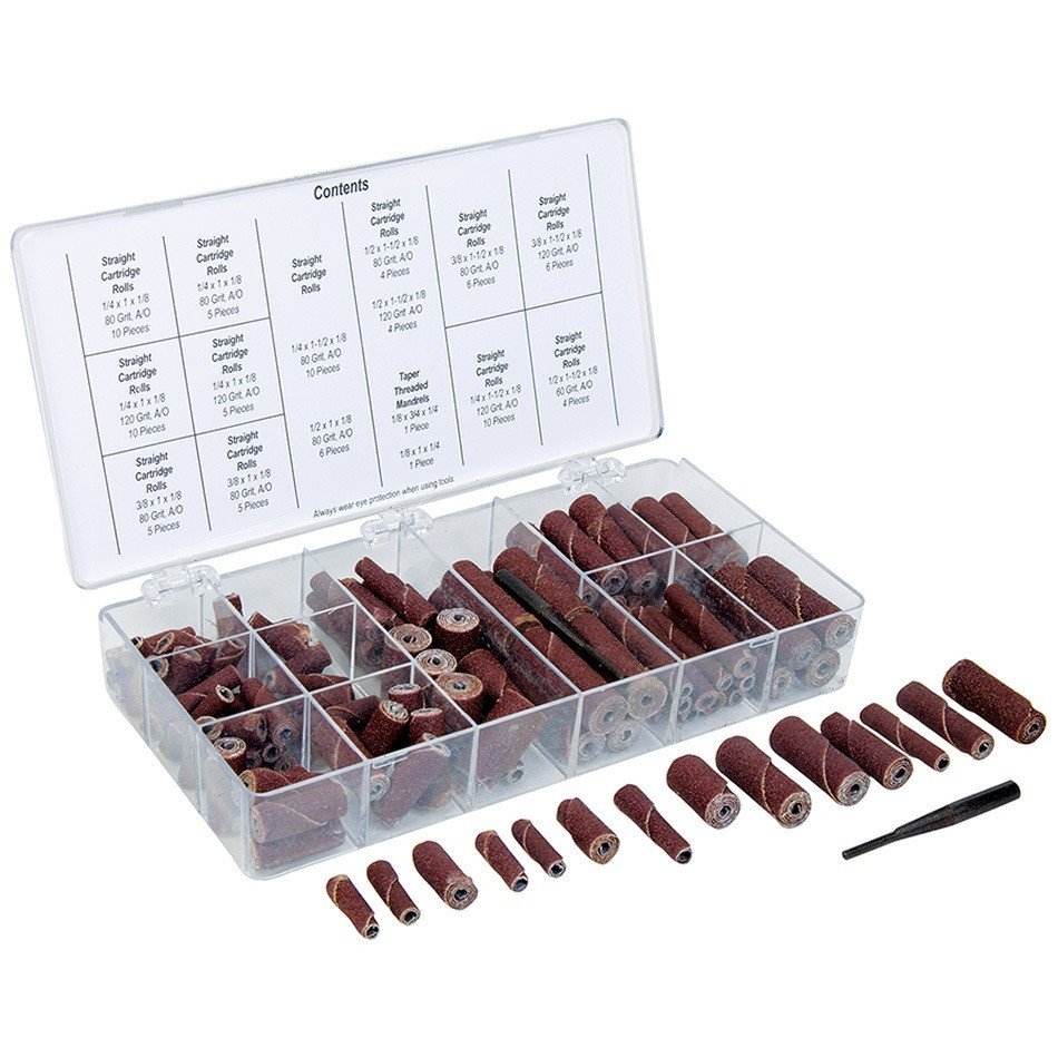 ALLSTAR PERFORMANCE ALL11052 Cylinder Head Porting Kit Case / Mandrels / Rolls