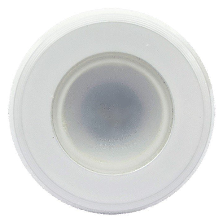 Shadow-Caster LED Lighting SCM-DL-WBR-WH Boat Deck Light White Blue Red LED 2" D