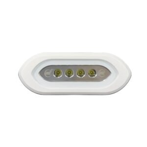 Shadow-Caster LED Lighting SCM-SLF4X-GW-WH Boat Deck Light White LED 5" x 1.7"